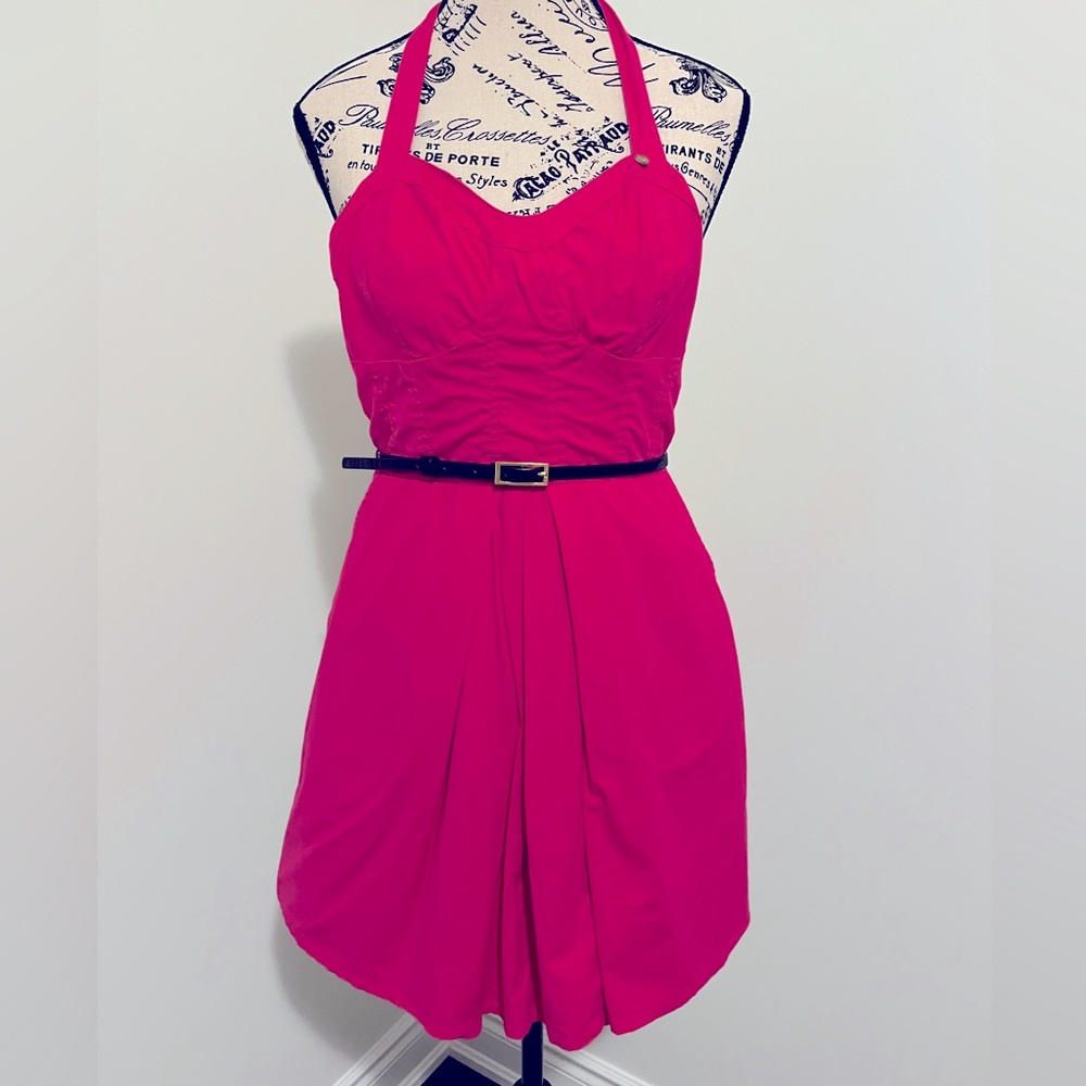 Guess hot pink dress